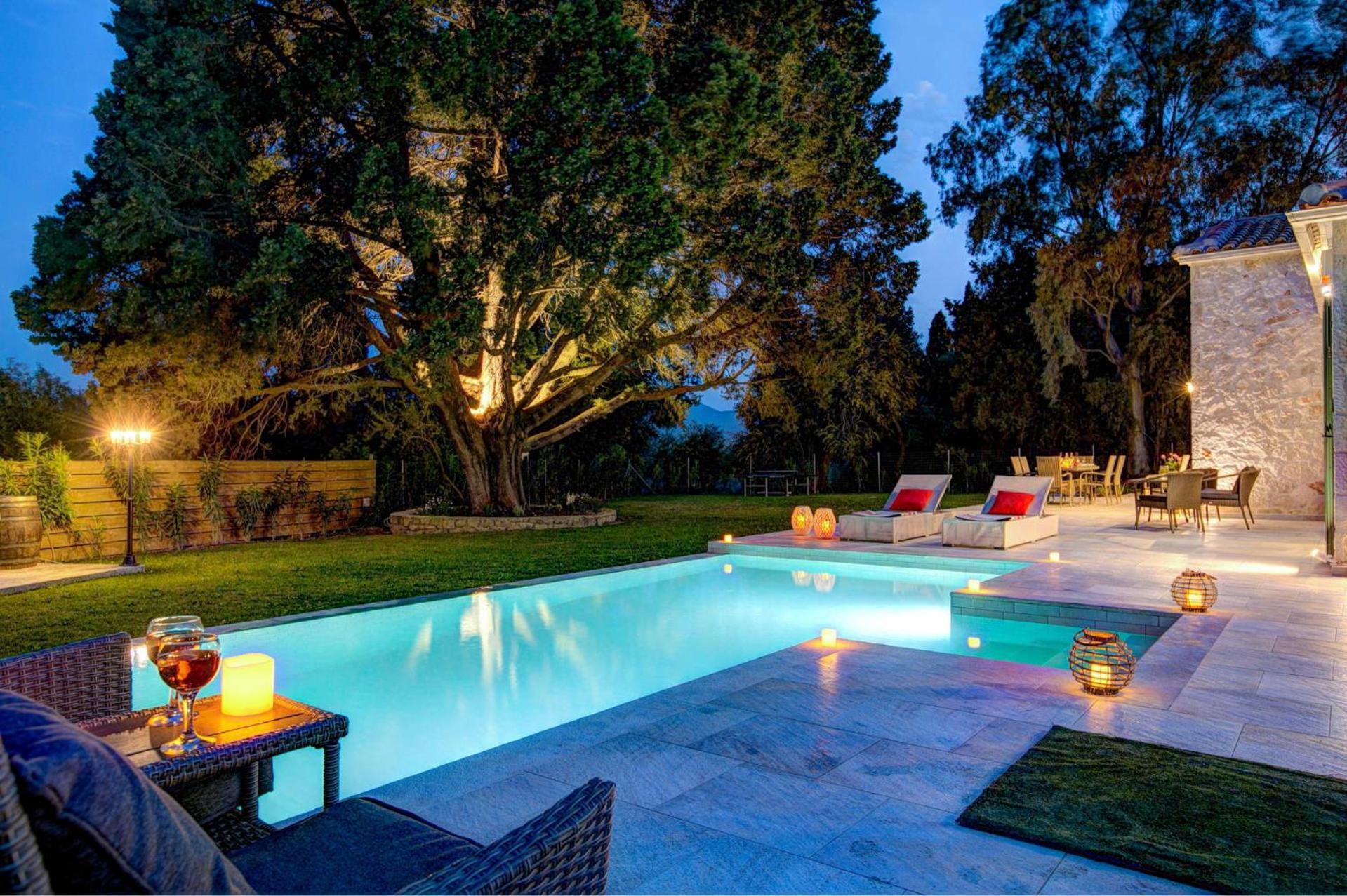 Astarte Villas - Laalu Private Villa With Pool Koukounariá Exterior foto